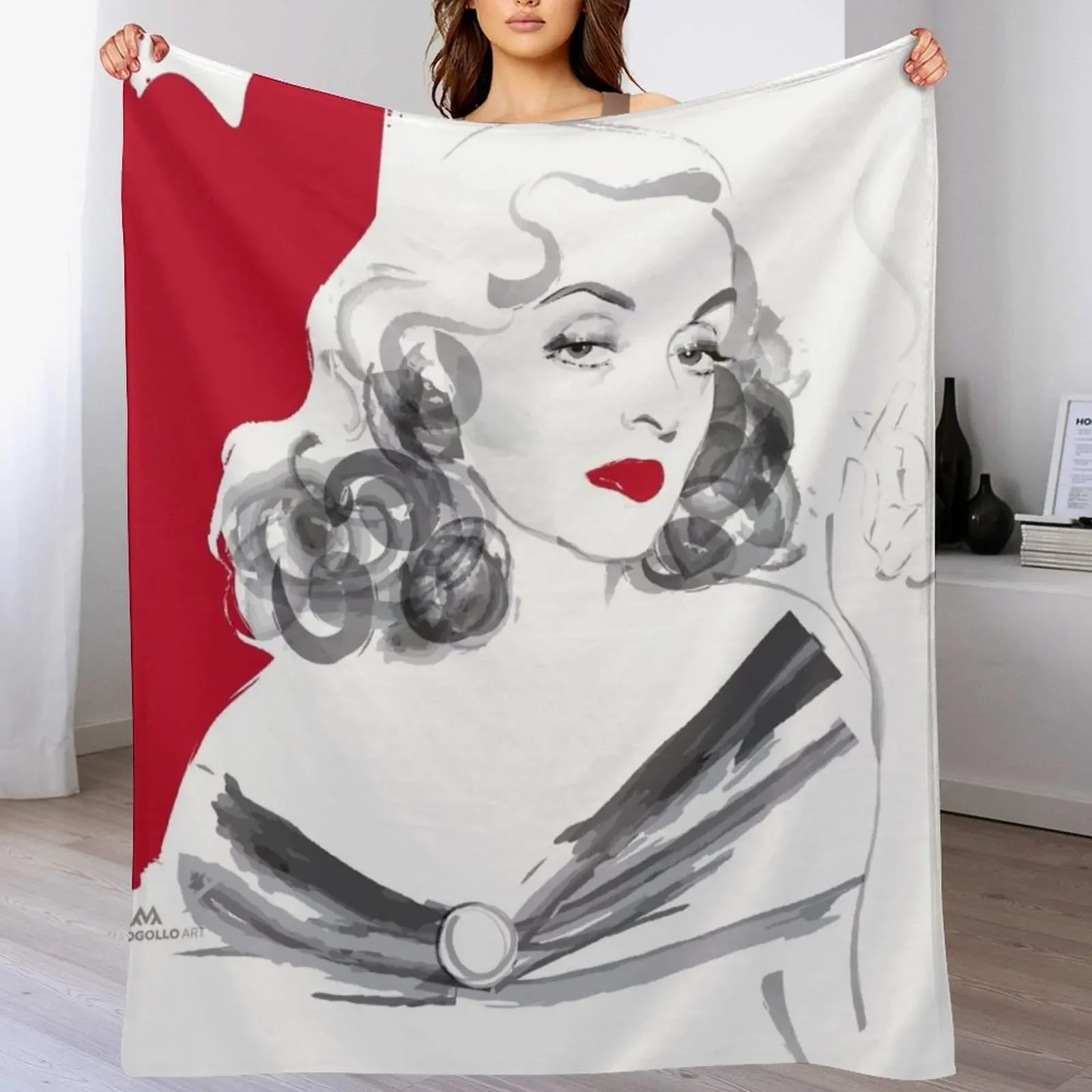 

Margo Channing Throw Blanket Warm Comfortable Blanket Gift for Parents Friends