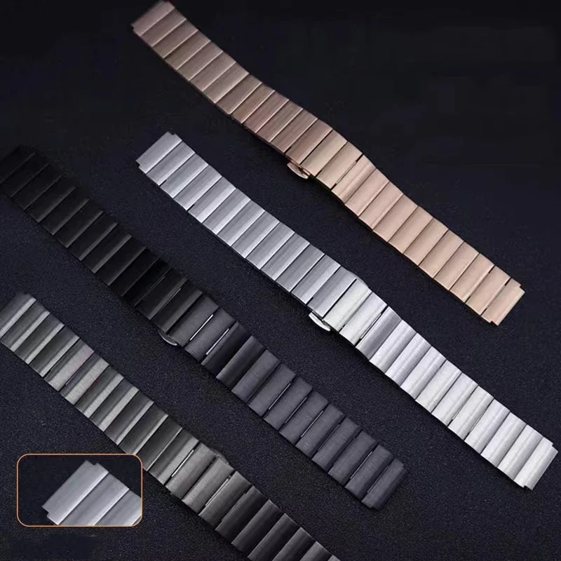 16mm Stainless Steel bracelet metal For Huawei B7 B6 B3 band talkband wristband Strap Replacement Metal Bracelet correa