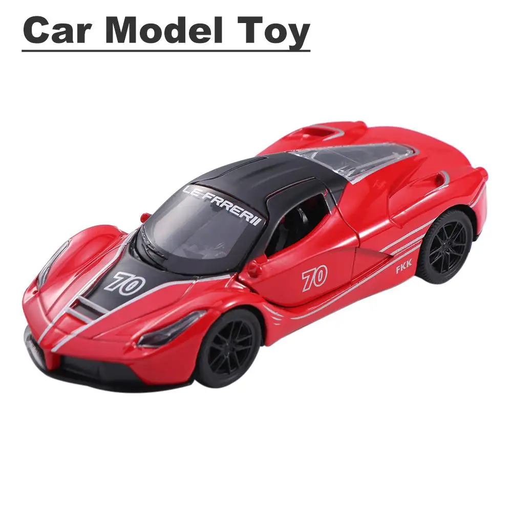 

Exquisite Simulation Sports Car Models Vehicles Toy Open The Door Pull Back Car Rebound Metal Alloy Car Model Cake Decorations