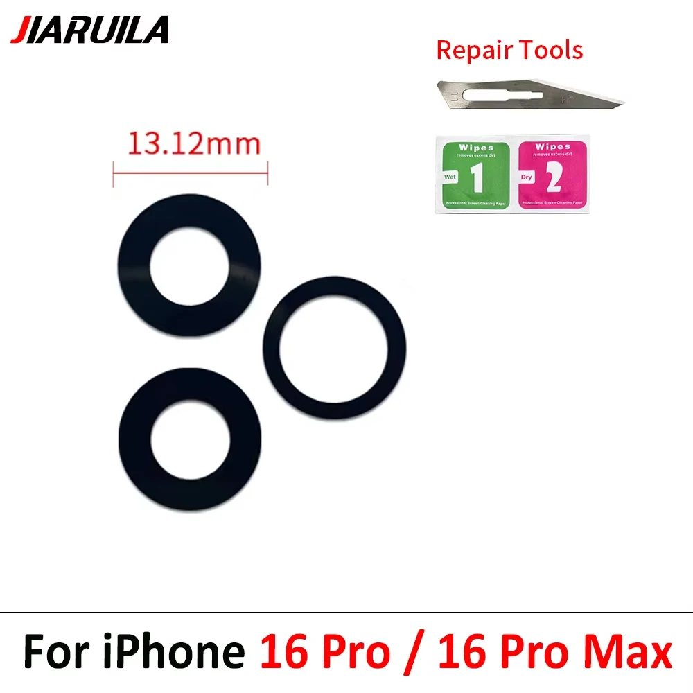 NEU Getestet für iPhone 13 Pro Max 13mini 14 16 Plus 6s Kameraglaslinse Rückkameraglaslinse mit Kleber Ersatz Reparatur