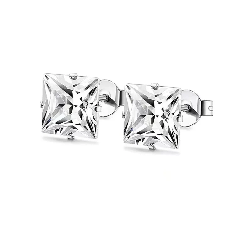 EVISPOL 316L Stainless Steel Small Hoop Earrings For Women Man Hypoallergenic Stud Earrings Fashion Ear Piercing Jewelry Gift
