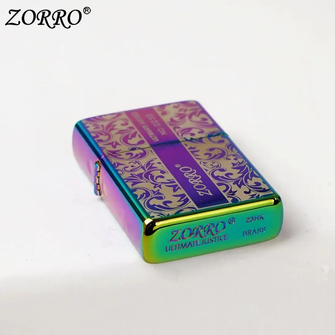 Genuine Zorro Pattern Series Kerosene Lighter Windproof Creative Exquisite Fashion Lighter Boyfriend Gift