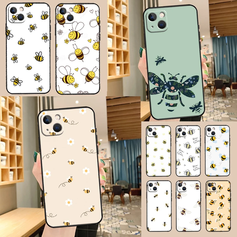 Bee Bumblebee Pattern Case For Samsung Galaxy A17 A57 A16 A36 A56 A54 A34 A14 A52 A32 A13 A23 A33 A53 A15 A35 A55