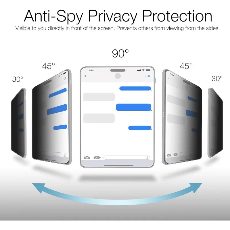 أفضل واقي شاشة متوافق مع الكمبيوتر المحمول ACEMAGIC AX15 Windows 11 (15.6 بوصة) - ClearTouch Crystal Privacy (2-Pac #3