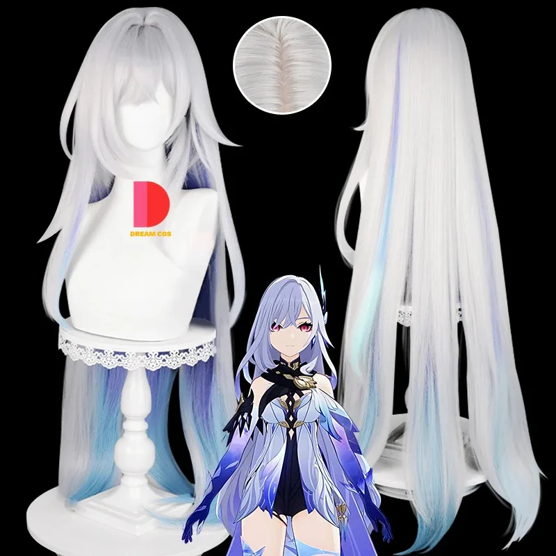 CyGenshin Impact Skirk Strój Cosplay Peruka Sukienka Mundur Szermierka Nakrycie Głowy Mistrz Tartaglia Abyss Halloween Party Kobiety Profesjonalny