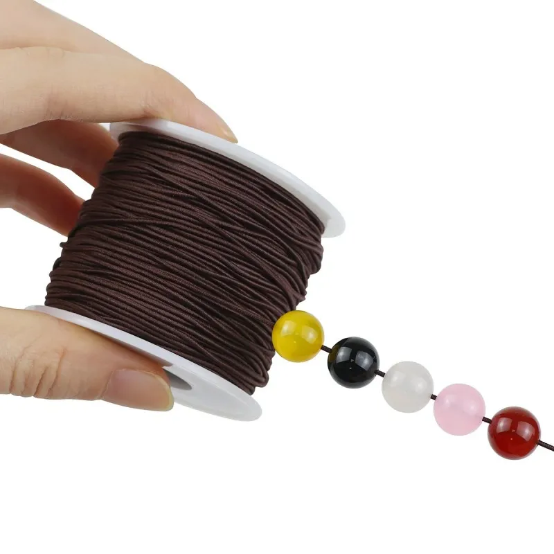 Rainbow Elastic Beading Cord, Colorful Stretchy Crafting Thread String For DIY Jewelry Making Bracelet Necklace Supplies view 5