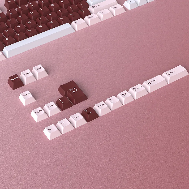 Keycap spot Darling red mechanical keyboard keycap PBT material 126 small full set original height color matching