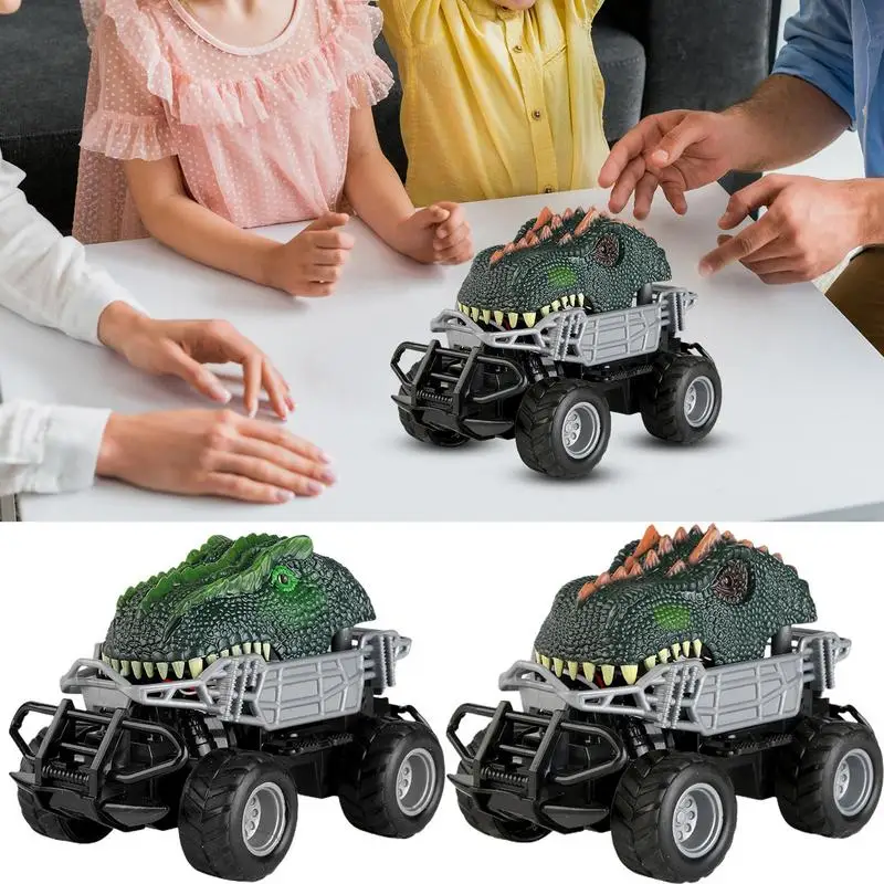 Dinosaur Remote Control Car All Terrain RC Car With Light Off Road Racing Car Toy Truck Electric Car Toy For Kids Girls