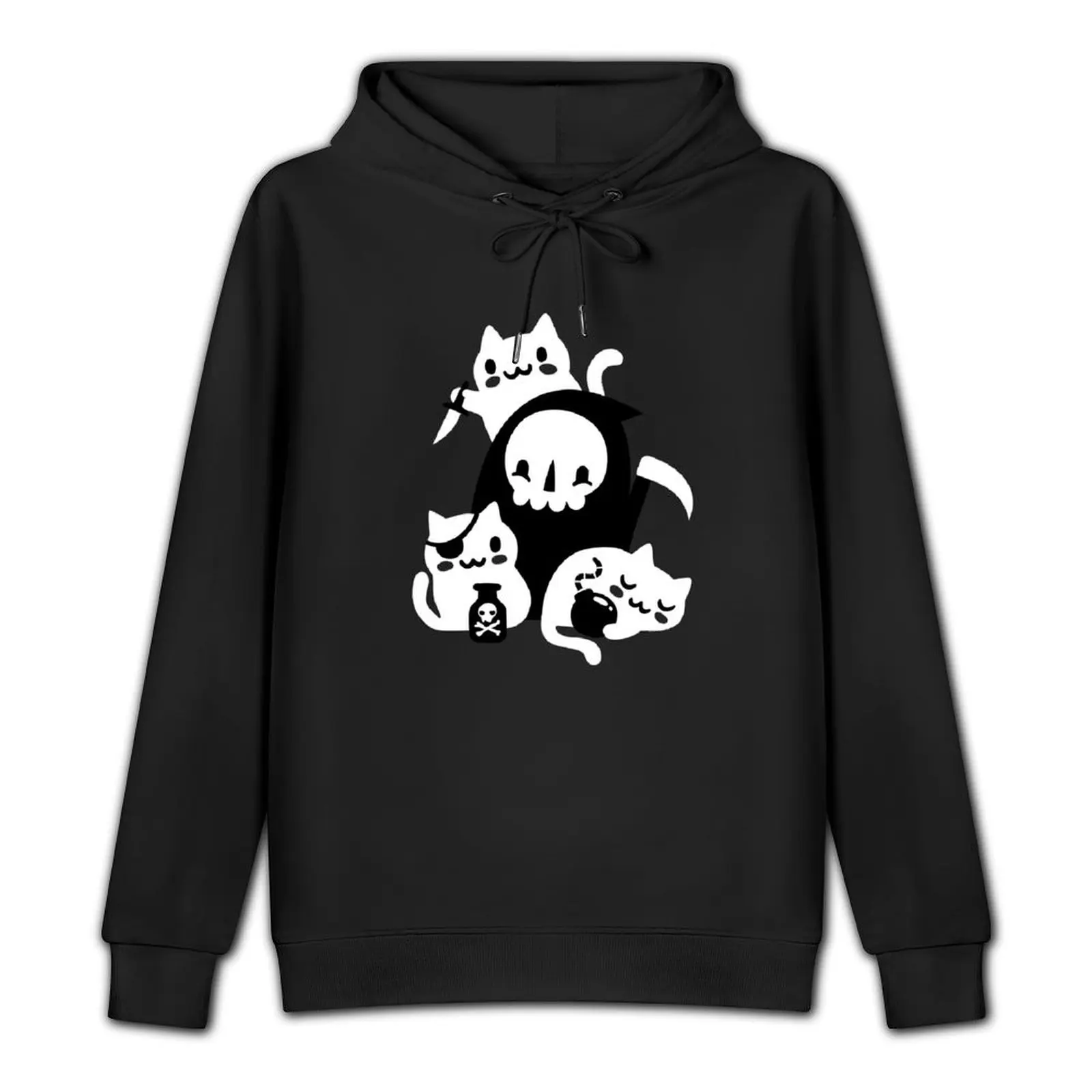 Death's Little Helpers Pullover Hoodie anime clothes hooded shirt oversized hoodie