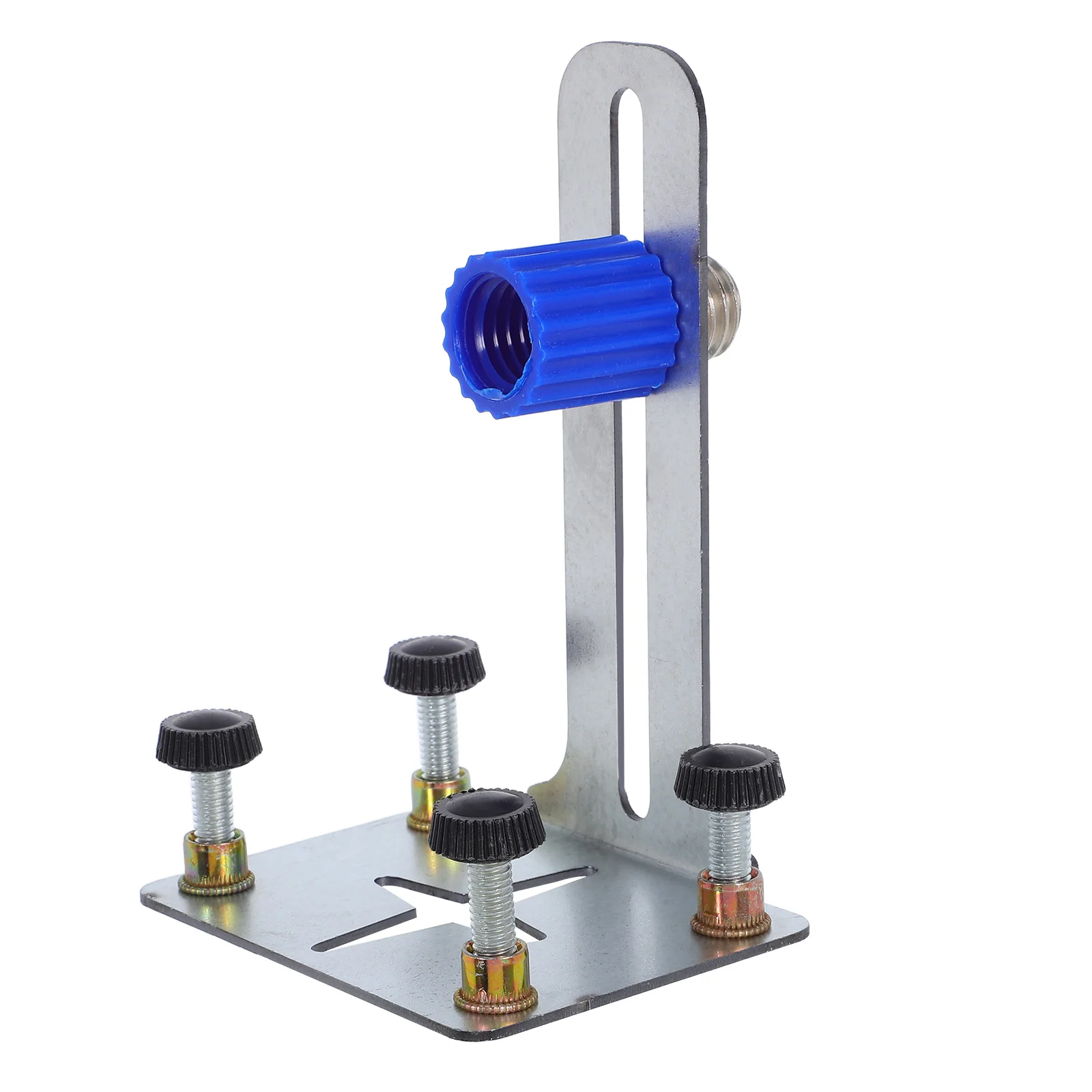 

WallMounted Level Bracket Silver Tool Holder for DIY Durable Thickened Iron Adjustable Universal Mount Spirit Support