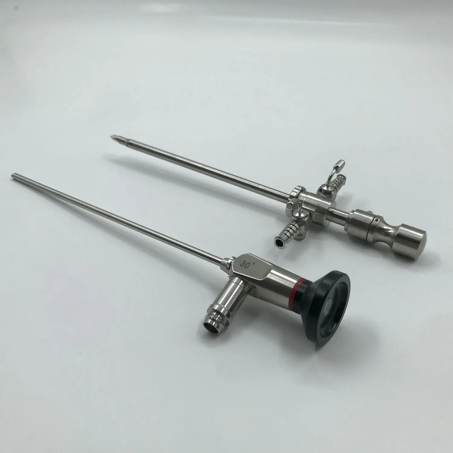 Medical joint supporting surgical instruments 4X175 30 degree 0 degree arthroscope, mirror sheath, double valve sheath