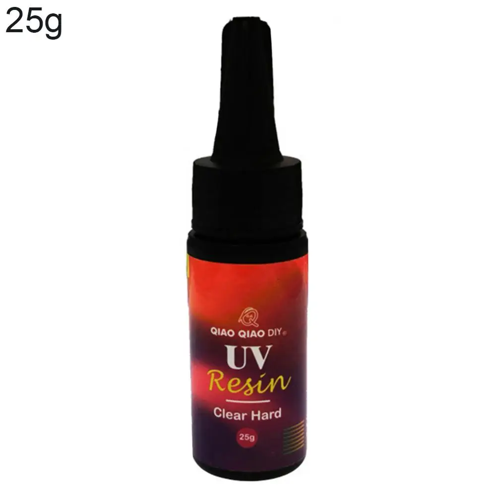 Transparent DIY Resin Hard Glue 10/15/25/60/120/200g UV Ultraviolet LED Varnish