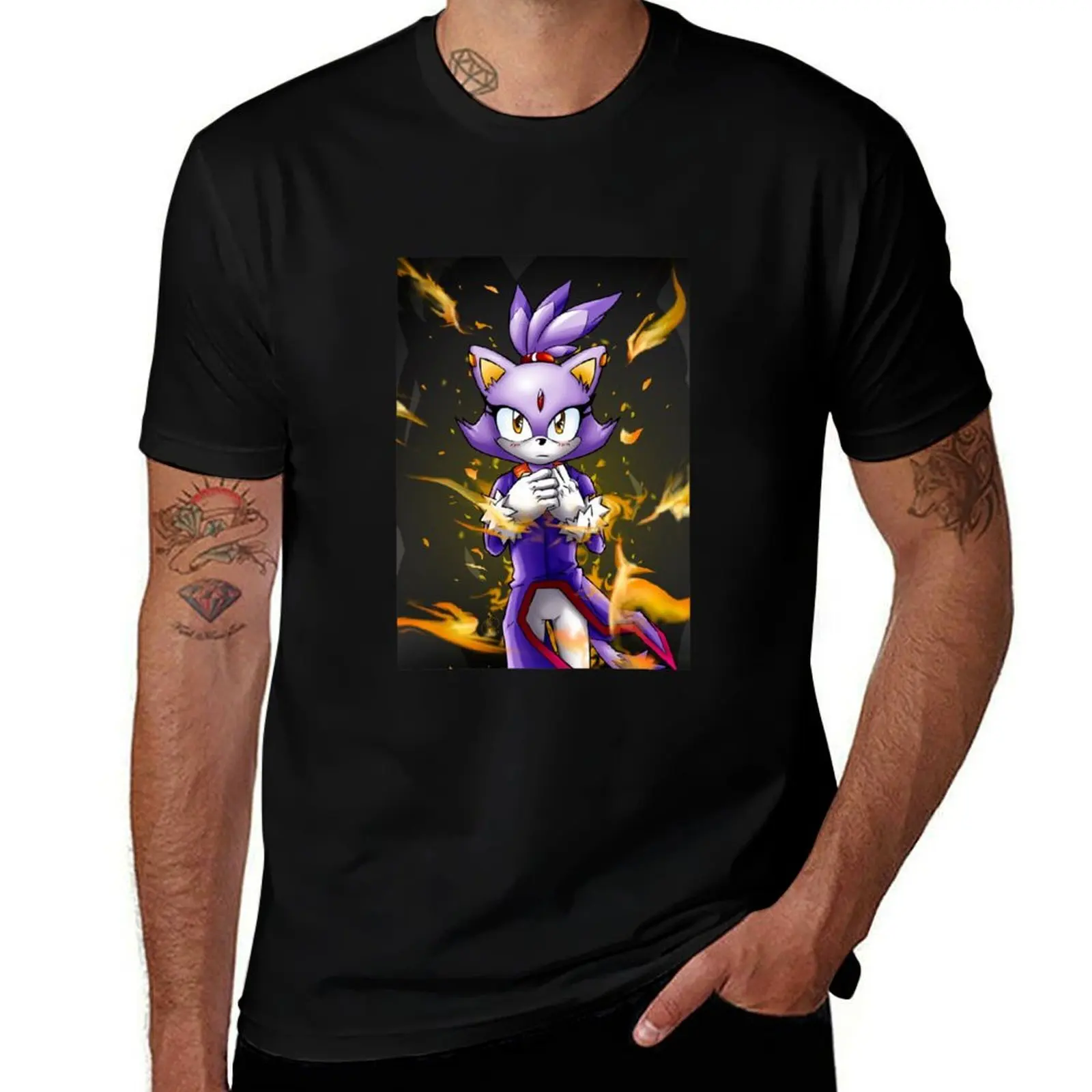 

Blaze the Cat: Fire Within Me T-Shirt Ultra Soft Breathable Tee Top