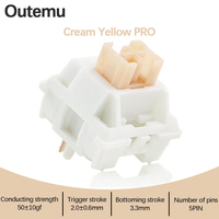 Outemu Switches Lubed Mechanical Keyboard Switch 5Pin Silent Tactile Linear Cream Blue Pink Yellow Custom Gaming RGB MX Switches