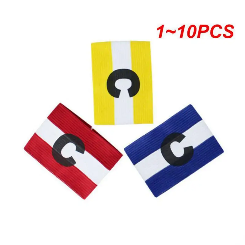 1~10PCS Kids Adults Football Captain Armband Soccer Arm Band Leader Competition Gift Soccer Captain Group Armband Football