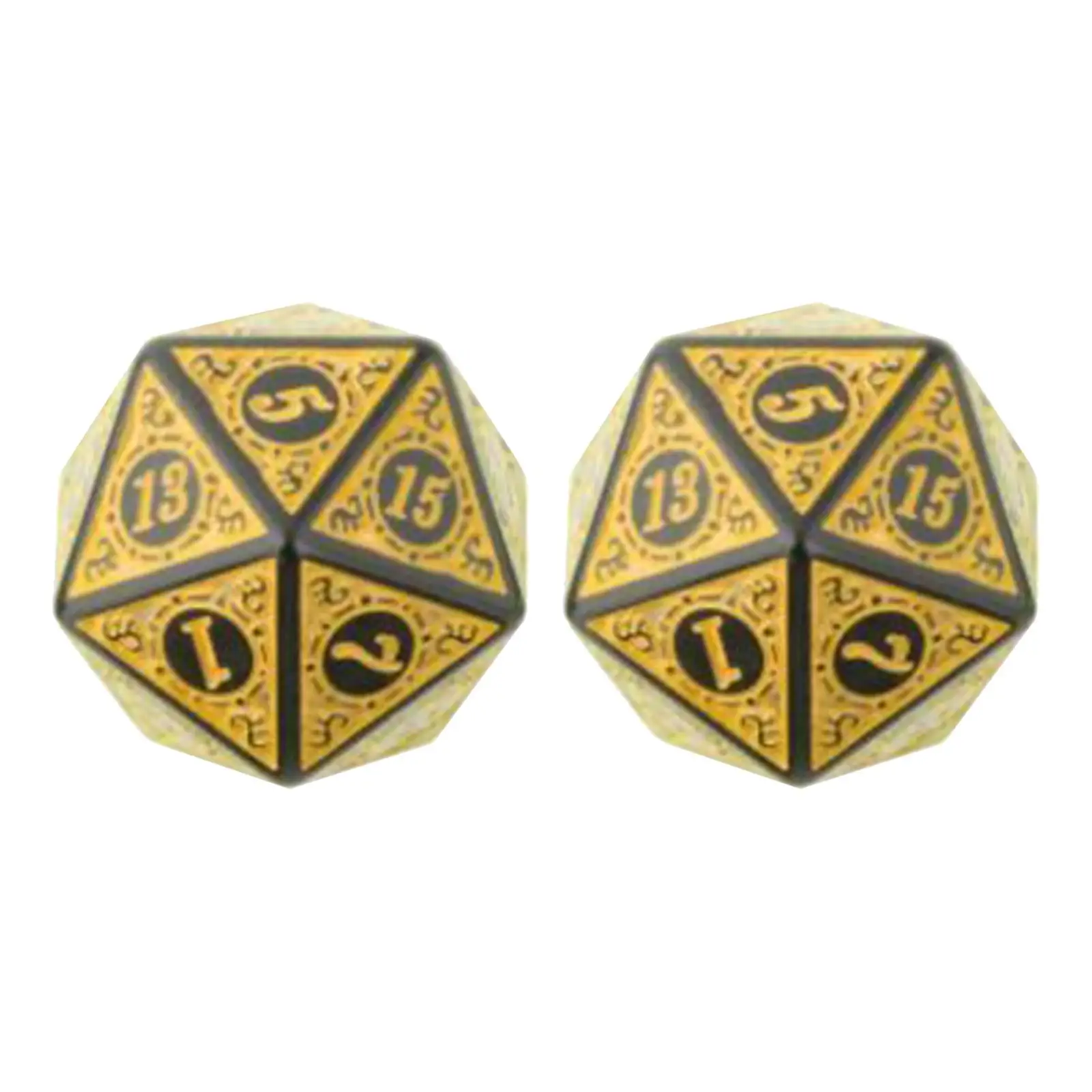 Multifaceted Acrylic Dice Set 20mm Puzzle Game Accessory for Teaching World Entertainment and Party Role Play