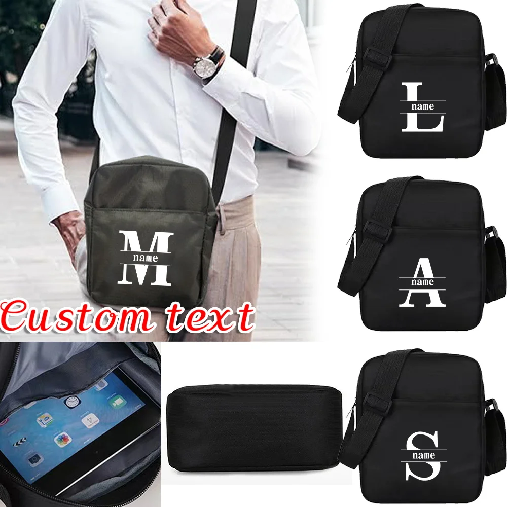 Personalized Customized Name One Shoulder Crossbody Bag Travel Multifunctional Storage Pack Commuting Shoulder Storage Bags
