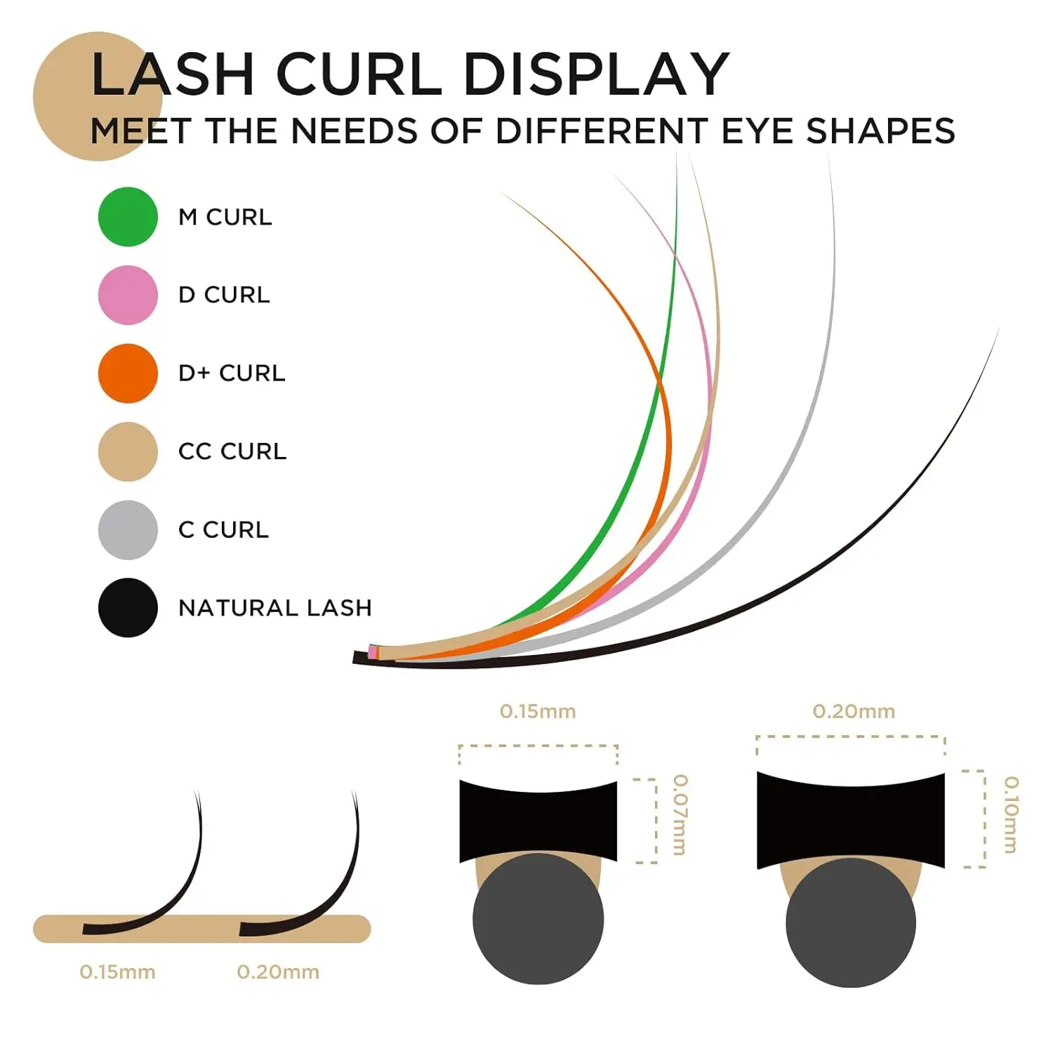 Eyelash Extension 8-16 Mix Length Matte Black Ellipse Split Tips Korean PBT Silk Flat Lashes