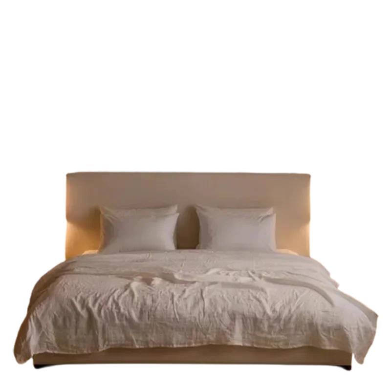 #Minimalist Organizer Double Bed Luxury High End Loft Floor Home Double Bed Queen Storage Lazy Wood Nordic Cama Trendy Furniture