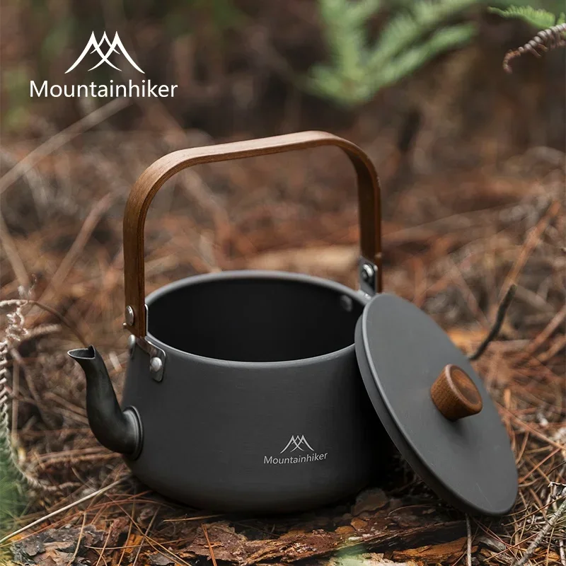 Mountainhiker Camping Style Outdoor Travel Kettle Lightweight Portable Mini Picnic Yunhua Aluminum Alloy Teapot Coffee Pot