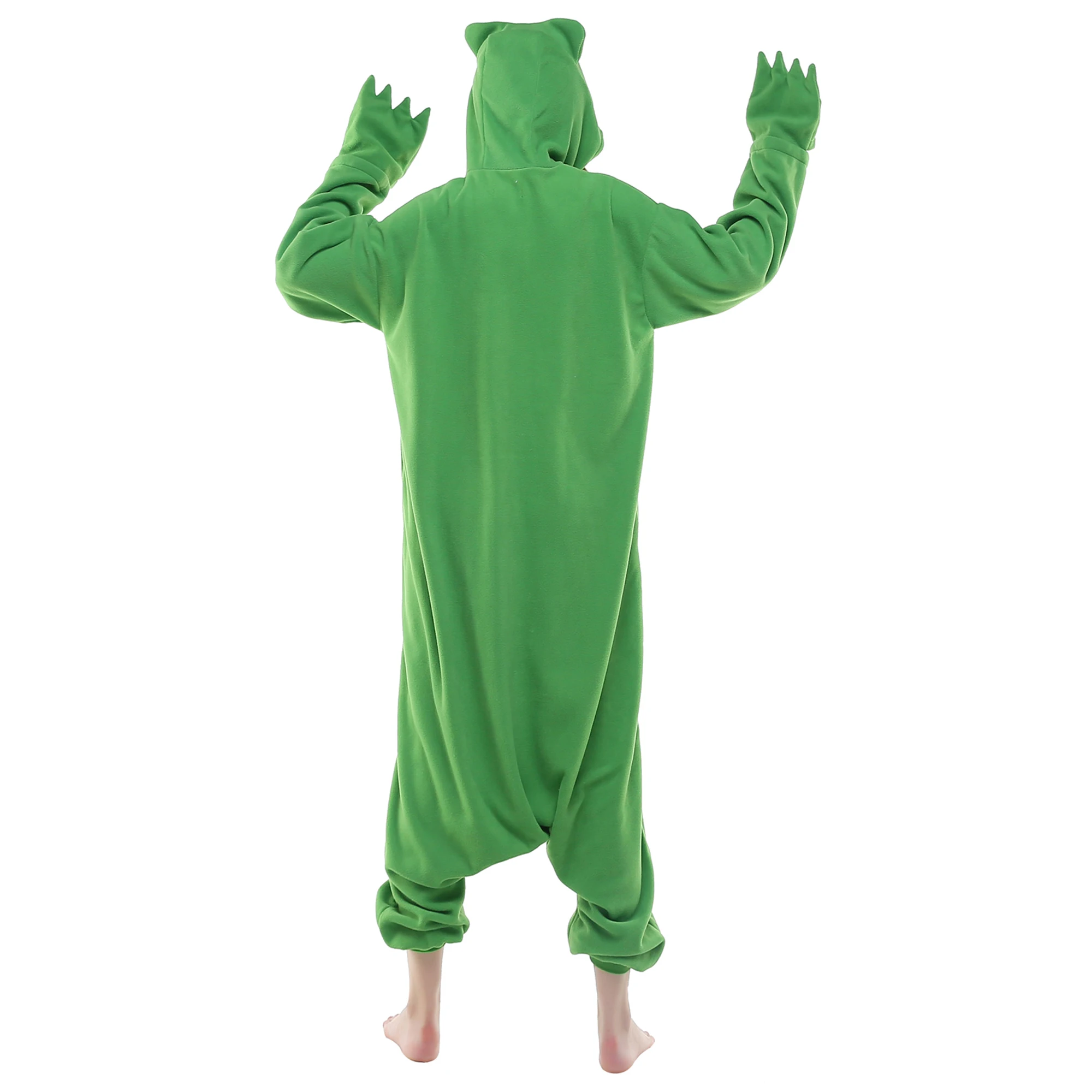 CANASOUR Frog Onesie Pajamas For Adults Women Winter Soft Sleepwear Halloween Animal Cosplay Costumes One-piece Homewear