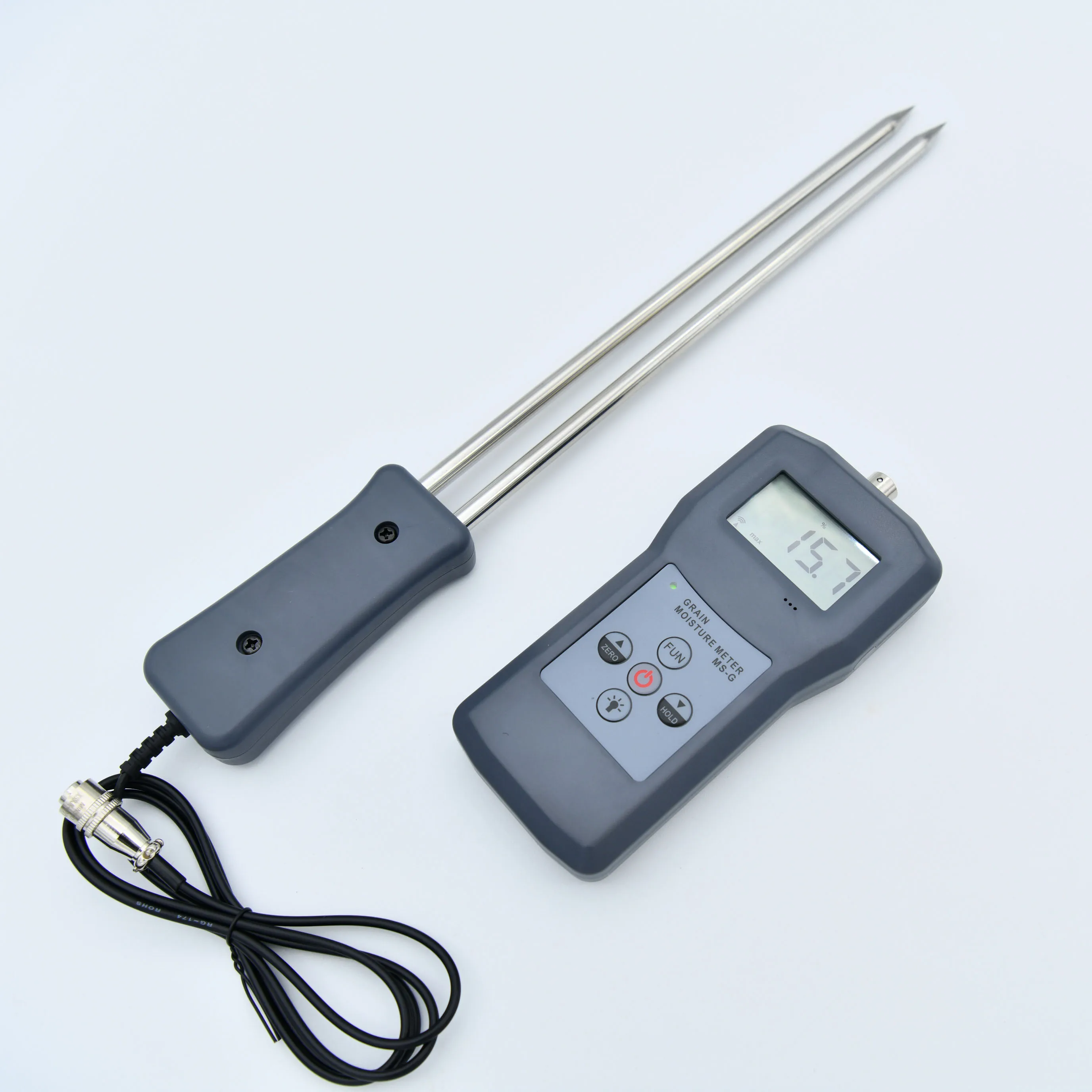 Portable Moisture Meter Compact Moisture Instrument Multifunctional Grain Moisture Tester MS-G