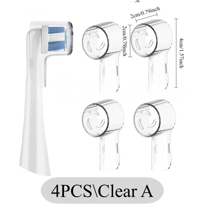 2-8 Stuks Kleuren Tandenborstel Stofdicht Covers Caps Compatibel met Braun Oral B & iO Serie Elektrische Tandenborstel hoofd Protector