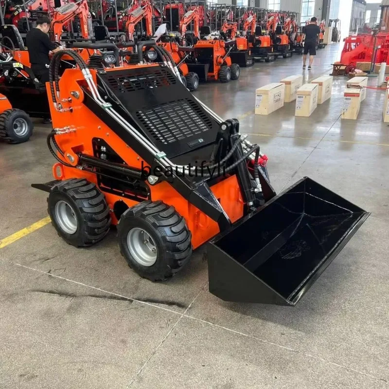 A9344 New small skid steer loader, double pump double valve, wheel loader