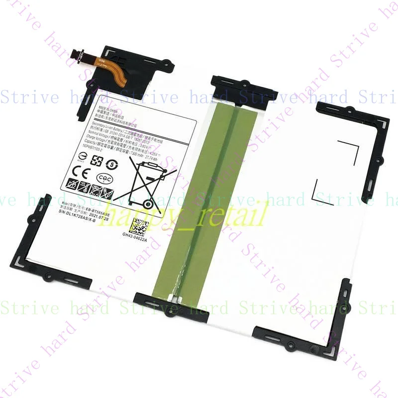 

Аккумулятор для Samsung Galaxy Tab A 10,1 2016 SM-P580 P585M SM-T580 SM-T585 T587P