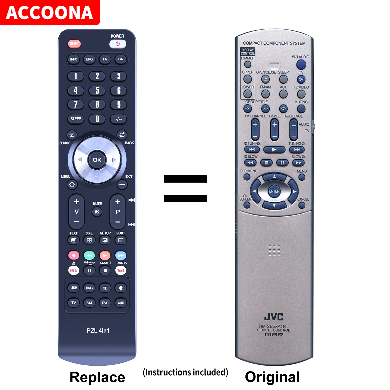 

Remote control RM-SEEXA1a/RMSEEXA1A for Jvc EX-A1