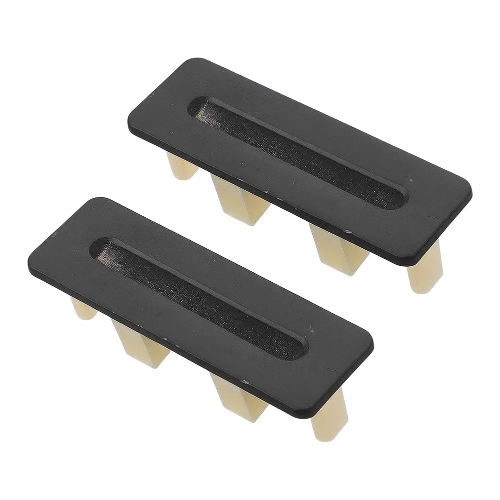 Rectangular For Basin Overflow Covers Brass Finish 2 pcs for Overflow Drain Coverage in Kitchen and Bathroom Sink Installations