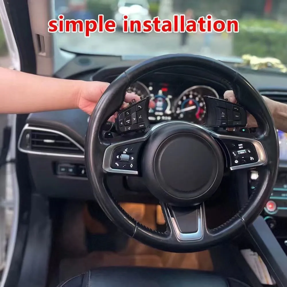 

New car steering wheel speed cruise control volume Bluetooth switch button For Jaguar XJ XF XE X-Pace