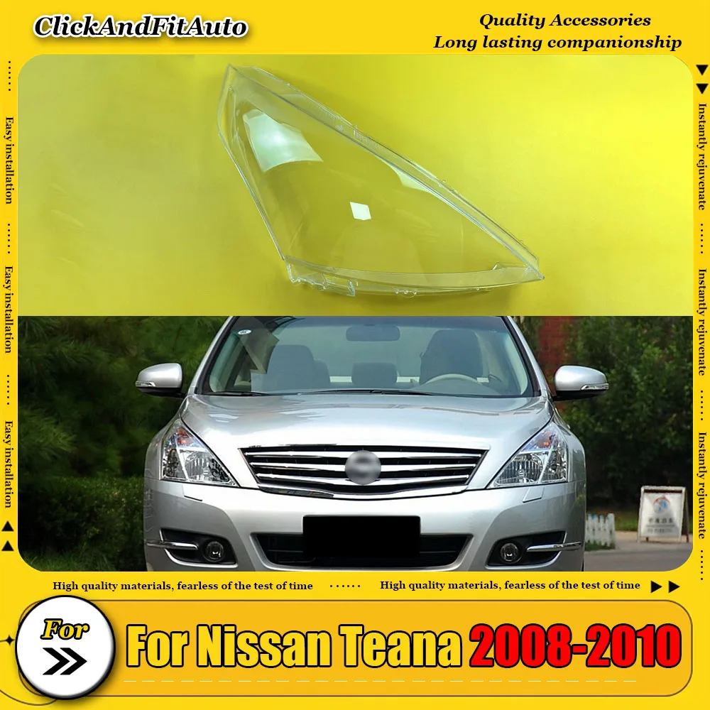 

Car Accessories Transparent Lampshade Headlamp Cover Lamp Shade Headlight Shell Lens Plexiglass For Nissan Teana 2008-2010