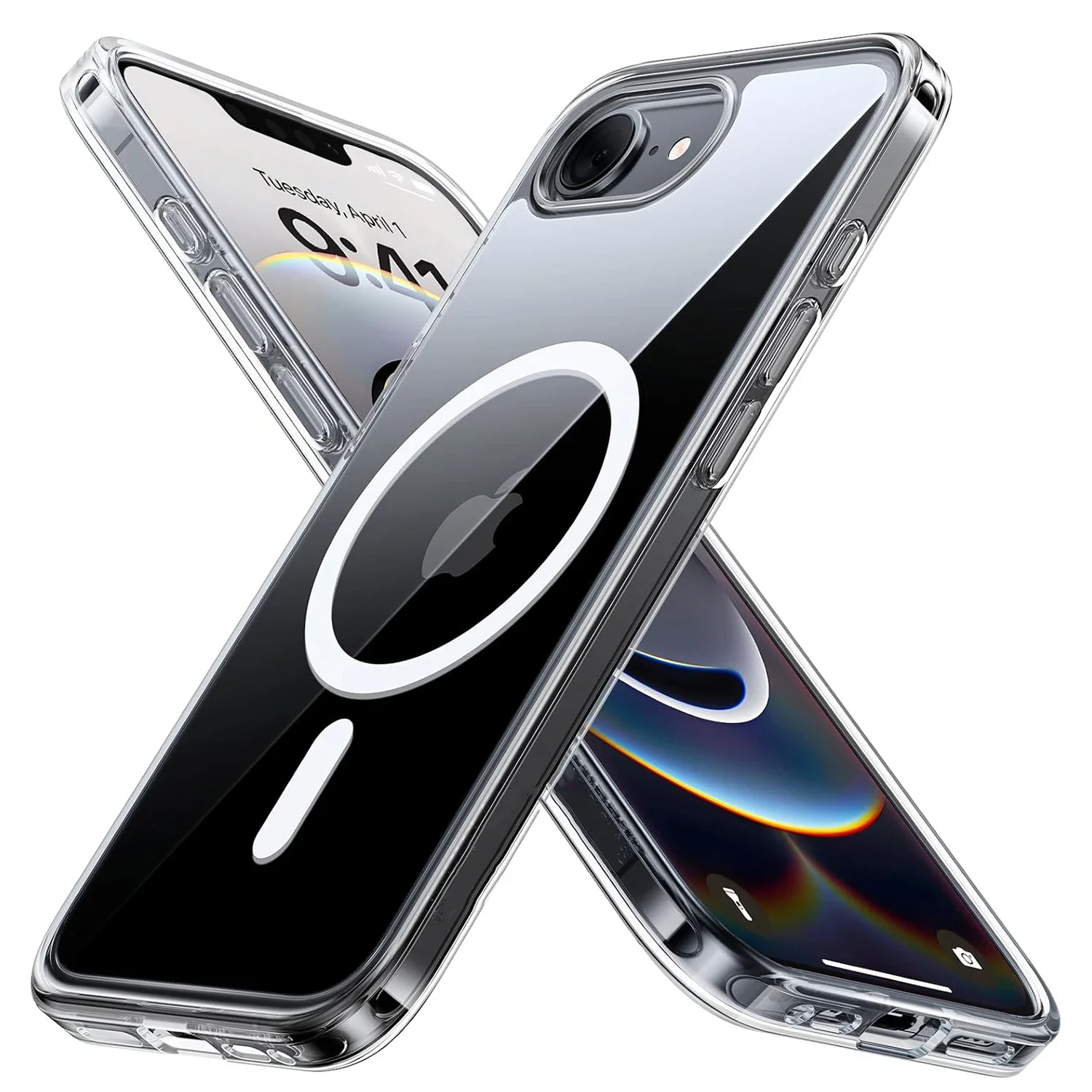 

Magnetic Wireless Charging Phone Case For iPhone 16E iPhone16E SE 2025 SE4 5G Clear Shockproof Back Cover For iPhone 16E