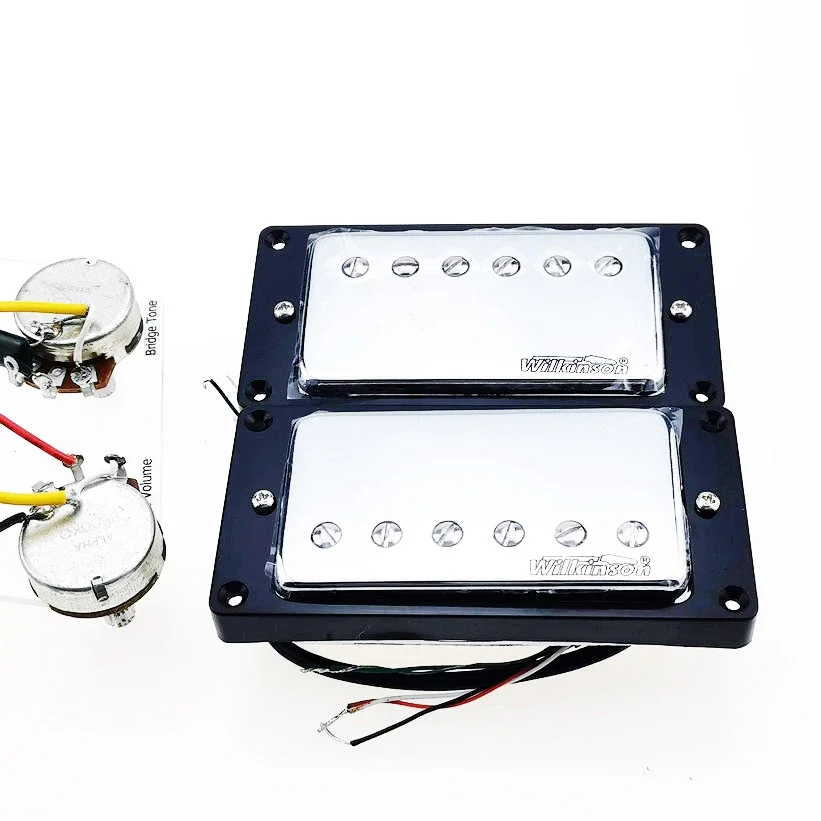 Wilkinson LP Pickups Humbucker Ceramics Electric Guitar Pickups With Wiring Harness