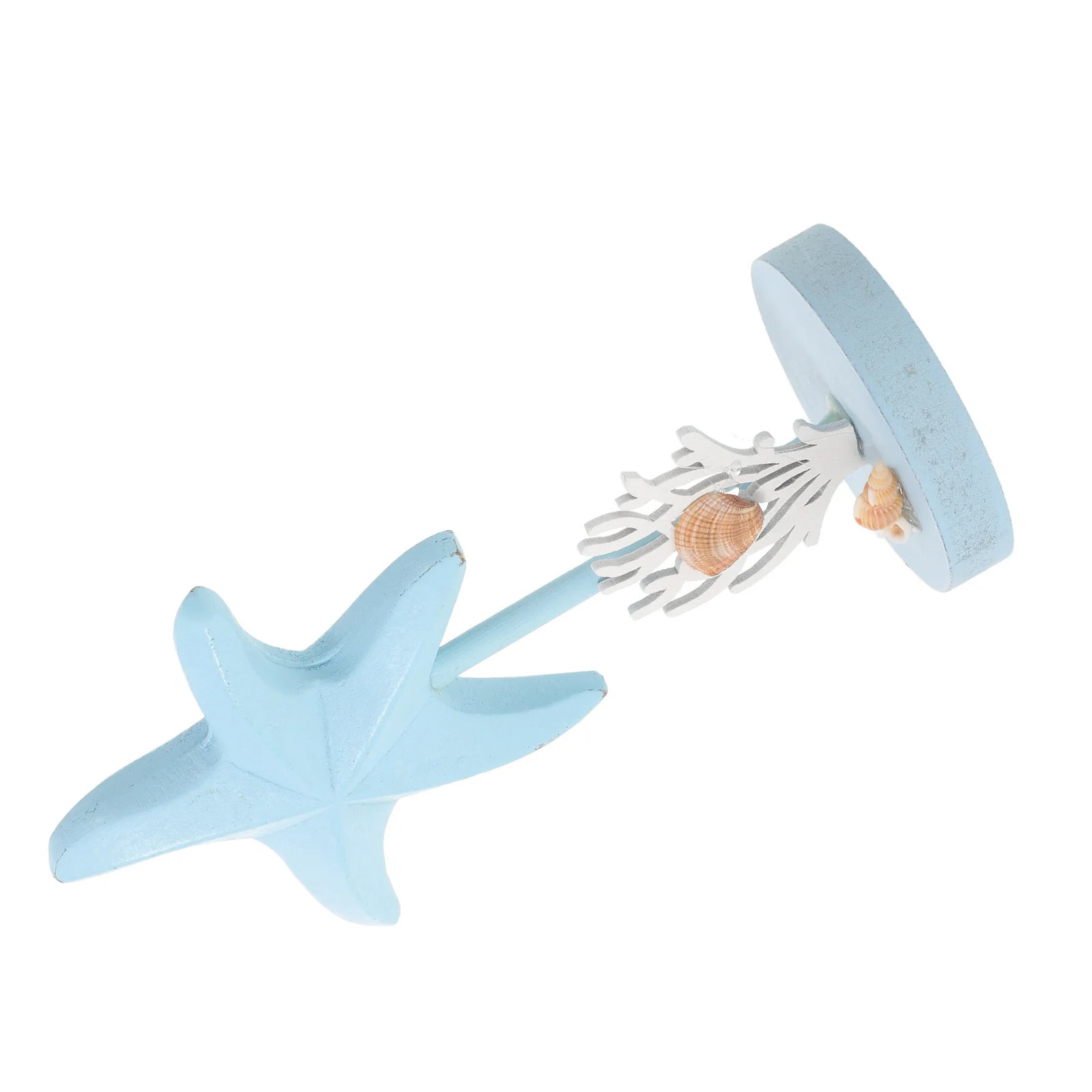 

Wooden Star Crafts Ocean Tabletop Decor For Home Office Shelf Coastal Summer Accent Nautical Marine Ornaments