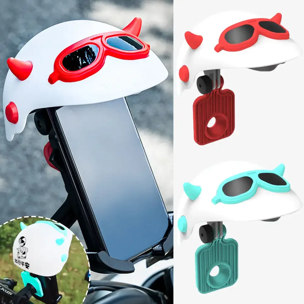 Small Motorcycle Helmet Rider Mobile Phone Holder and Electric Bicycle Navigation Mobile Phone Holder Waterproof Sunshade