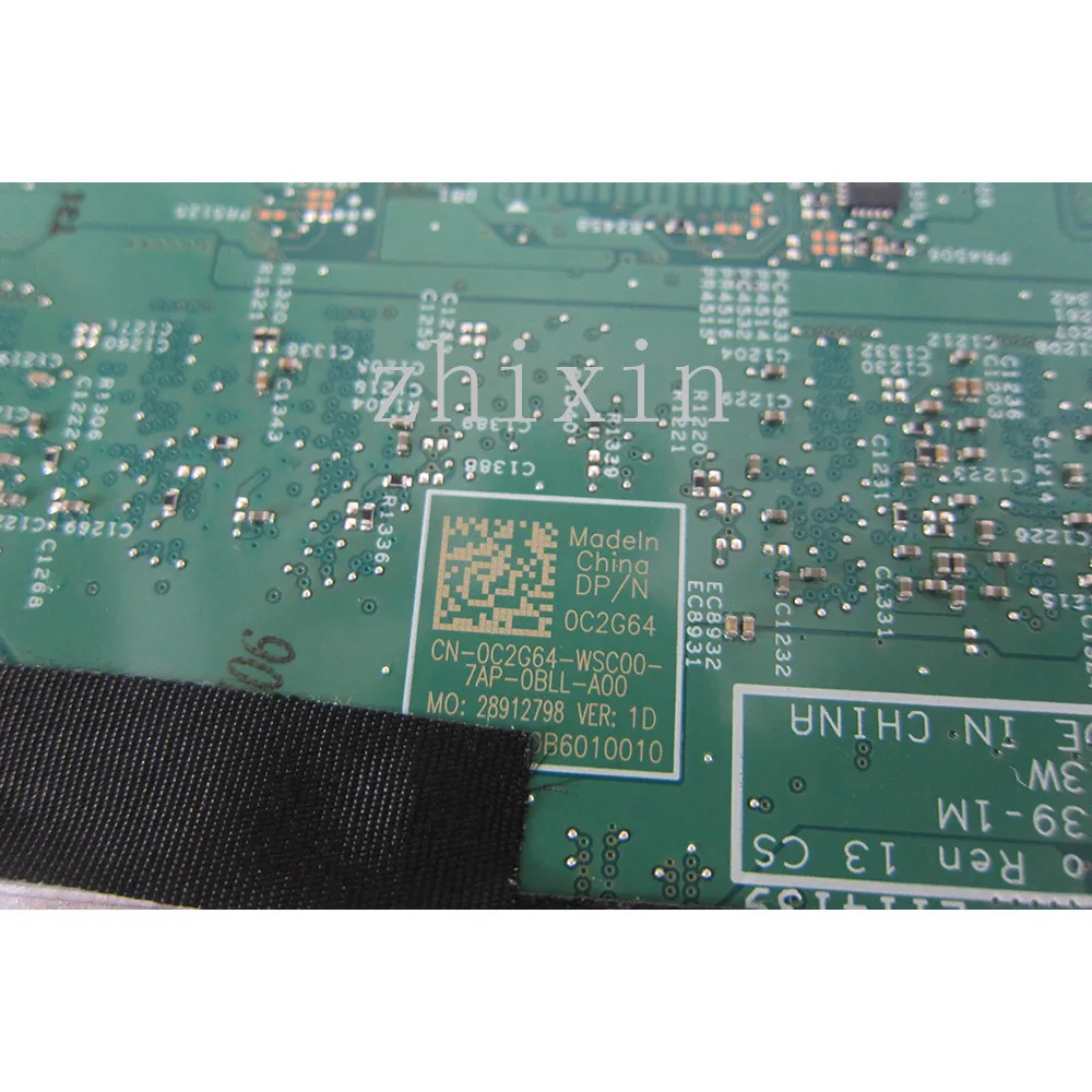 Yourui لديل انسبايرون 13 7373 اللوحة الأم للكمبيوتر المحمول مع i7-8550U 1.8Ghz CPU 16839-1M JTR3W CN-0C2G64 C2G64 #3