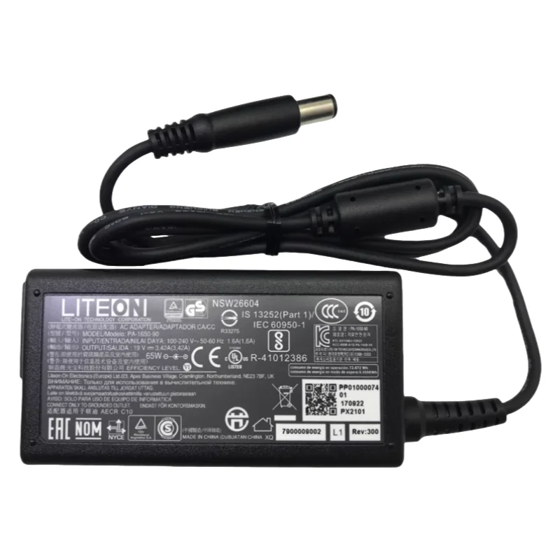 Genuine Liteon PA-1650-50 65W 19V 3.42A 7.4*5.0mm AC Adapter Charger Power Supply  PA-1650-90