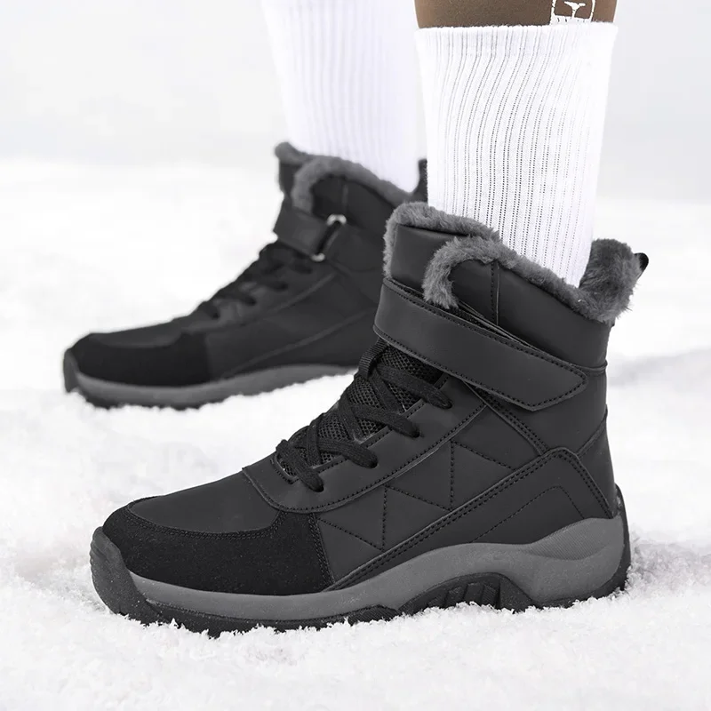 

Women Winter Boots Plush Snow Outdoor Fashion Men's Platform Anti Slip Walking Boots Waterproof Winter Hot Ankle Boots 2025 New