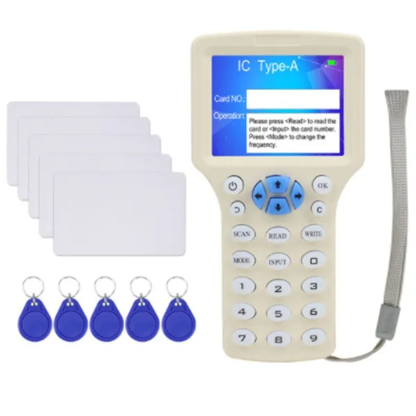 

RFID Copier Duplicator 125KHz Key Card NFC Reader Writer 13.56MHz Encrypted Programmer USB UID Copy Card Tag