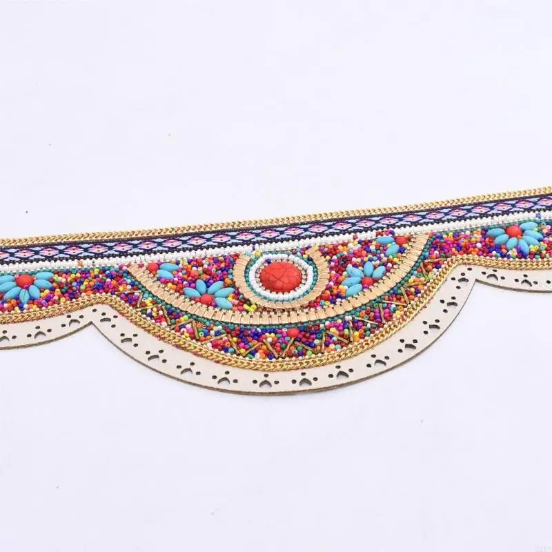 2026 New Handwoven Bead Belt Bohemian Women's Waist Accessory With Adjustable Tie Beach Vacation Essential
