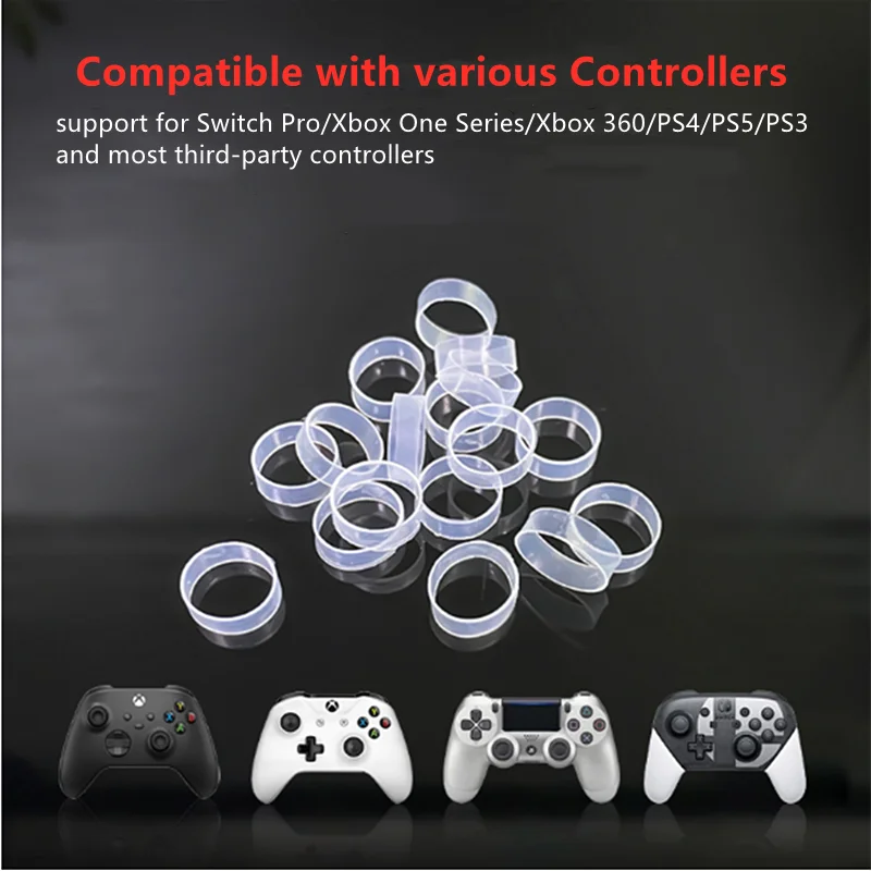 Silicone Rubber Ring Ultra-thin  Wear Resisting Protect Joystick Cover for Switch PRO XBOX ONE PS4 PS3 Controller Joystick