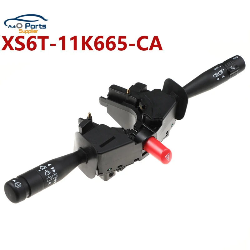XS6T-11K665-CA Interruptor do limpador Interruptor do indicador de sinal de volta para Ford Fiesta Courier IV Ka Puma 1998-2002 KA 1E0066120B XS6T11K665CA