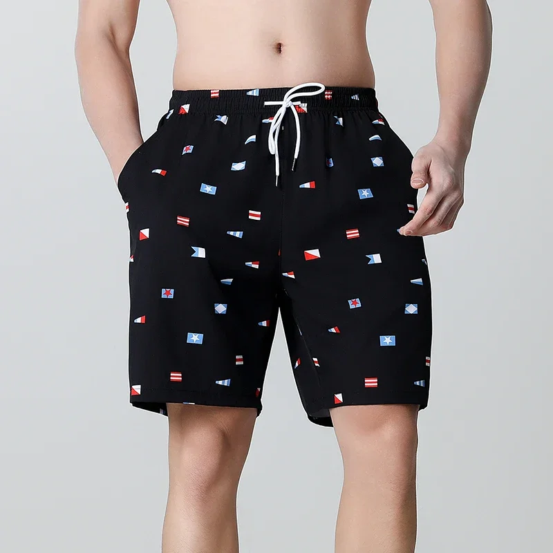 Pantaloncini da surf da uomo Costume da bagno con coulisse Elastico Pantaloni corti ad asciugatura rapida Spiaggia Hawaii Vacanza Pantaloncini casual Abbigliamento uomo Estate