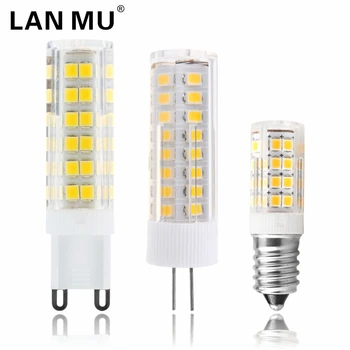 G9 G4 LED Ampul Işık 3W 4W 5W 7W E14 LED Lamba AC 220V LED Mısır Ampul SMD2835 360 Işın Açısı Değiştirin 30W 40W 60W Halojen Lamba