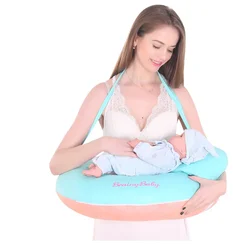 Baby Nursing Pillows Breastfeeding Cushion Infant Head Protection U-Shaped Adjustable Newborn Cuddle Pillow For Baby Feeding