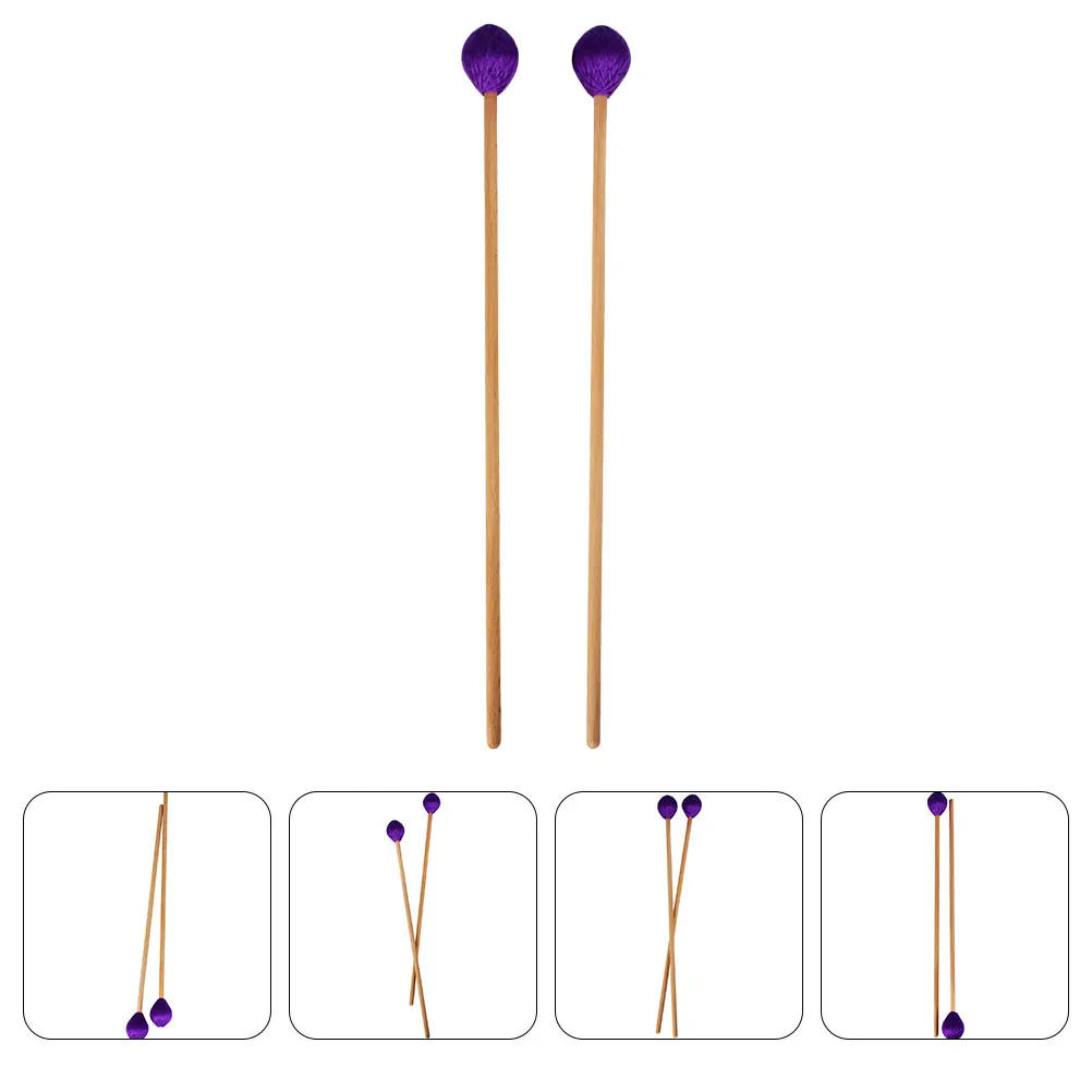

2pcs Marimba Hammer Xylophone Hammers Sticks Durable High-Grade Mallets For Practice Performance Beginners Professionals