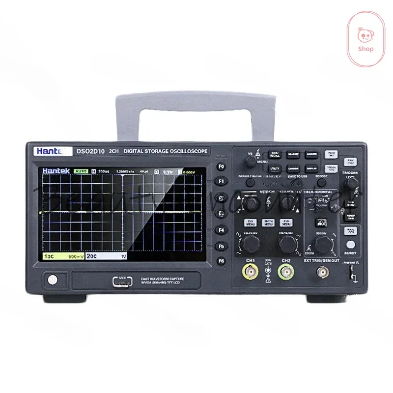 Hantek digital storage oscilloscope DSO2D10/2D15 bandwidth 150MHz dual channel with signal source