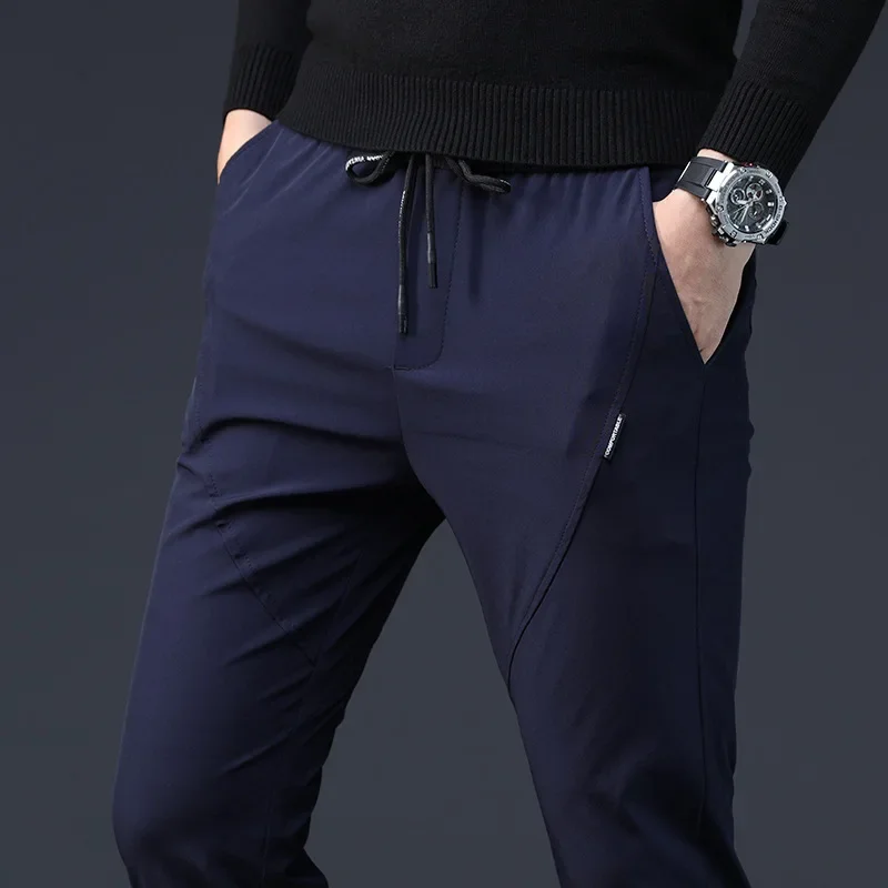 MRMT 2024 Brand Summer Men's Trousers Casual Clothes Ultra-thin Pants for Male Loose and Tight Air-breathable Trousers